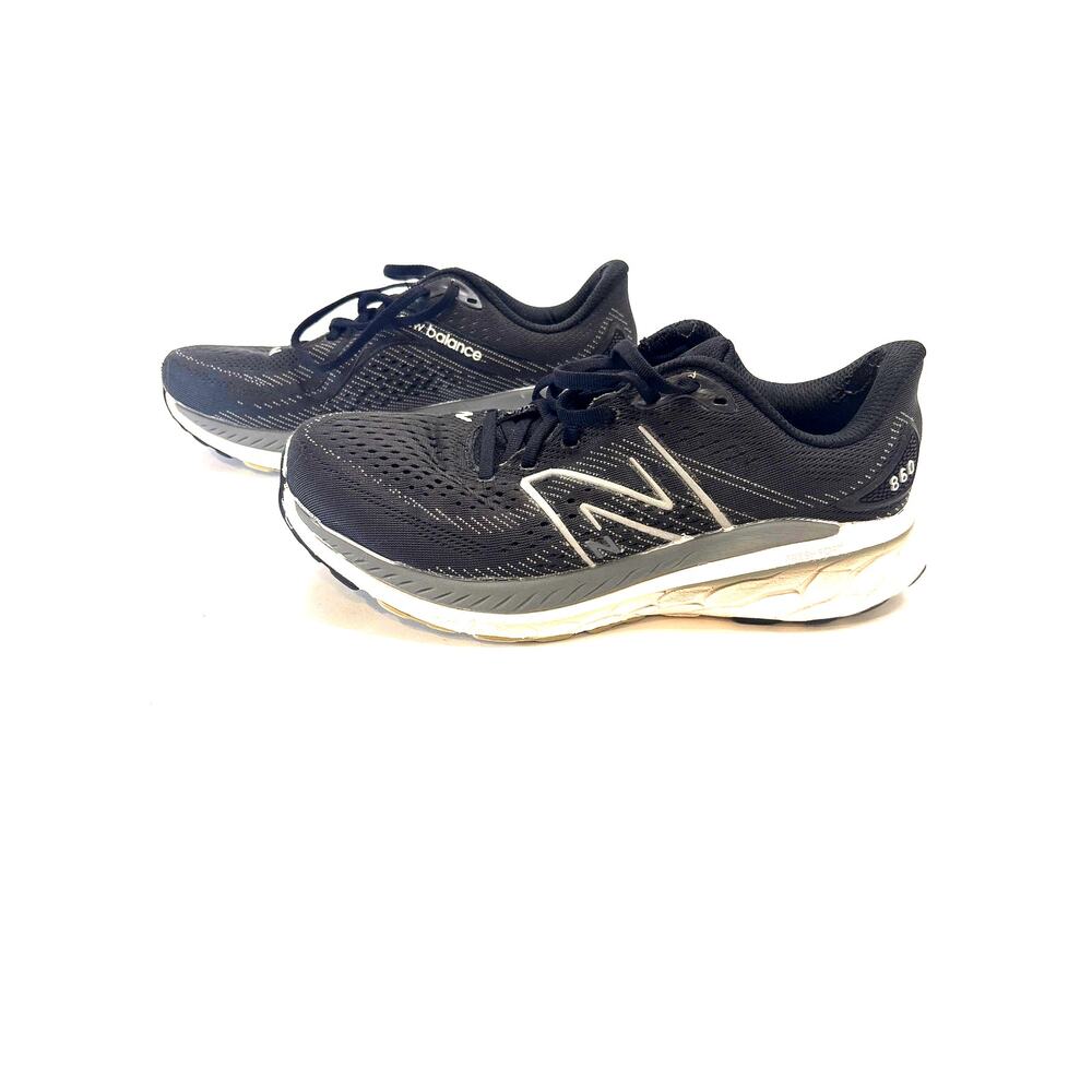 New Balance Fresh Foam 860 Black Running Shoes No Size Tag 10.5" Insole